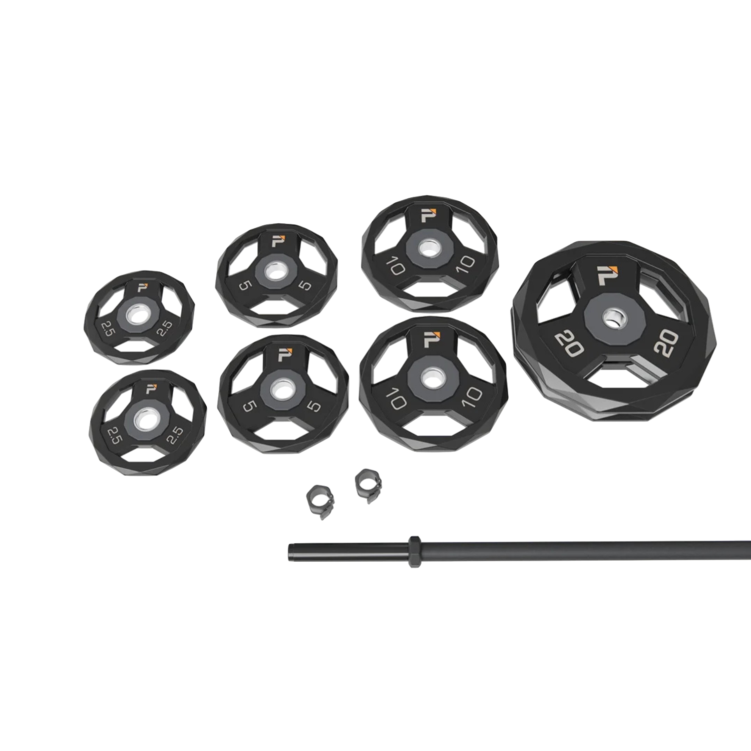 ProElite Pump Set Gray - with Lock-Jaw Collars