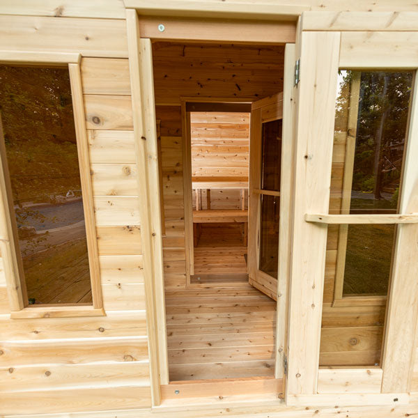 CT Georgian Electric Heated Cabin Sauna with Changeroom