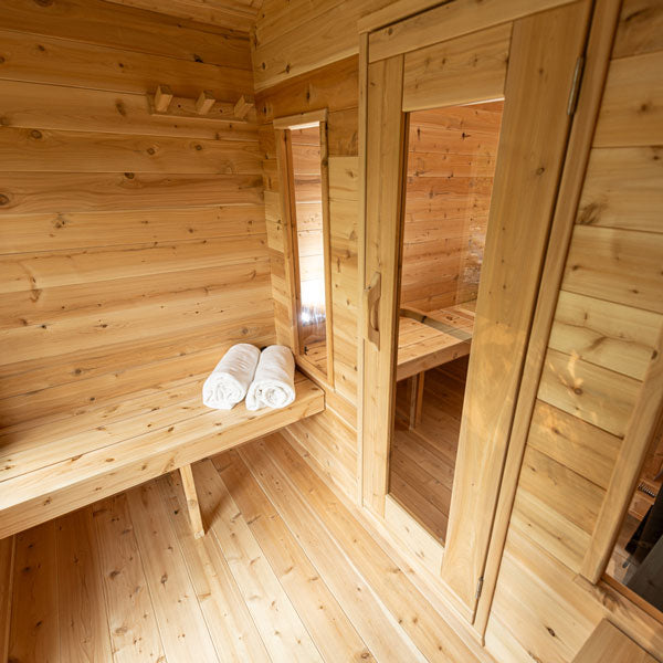CT Georgian Electric Heated Cabin Sauna with Changeroom