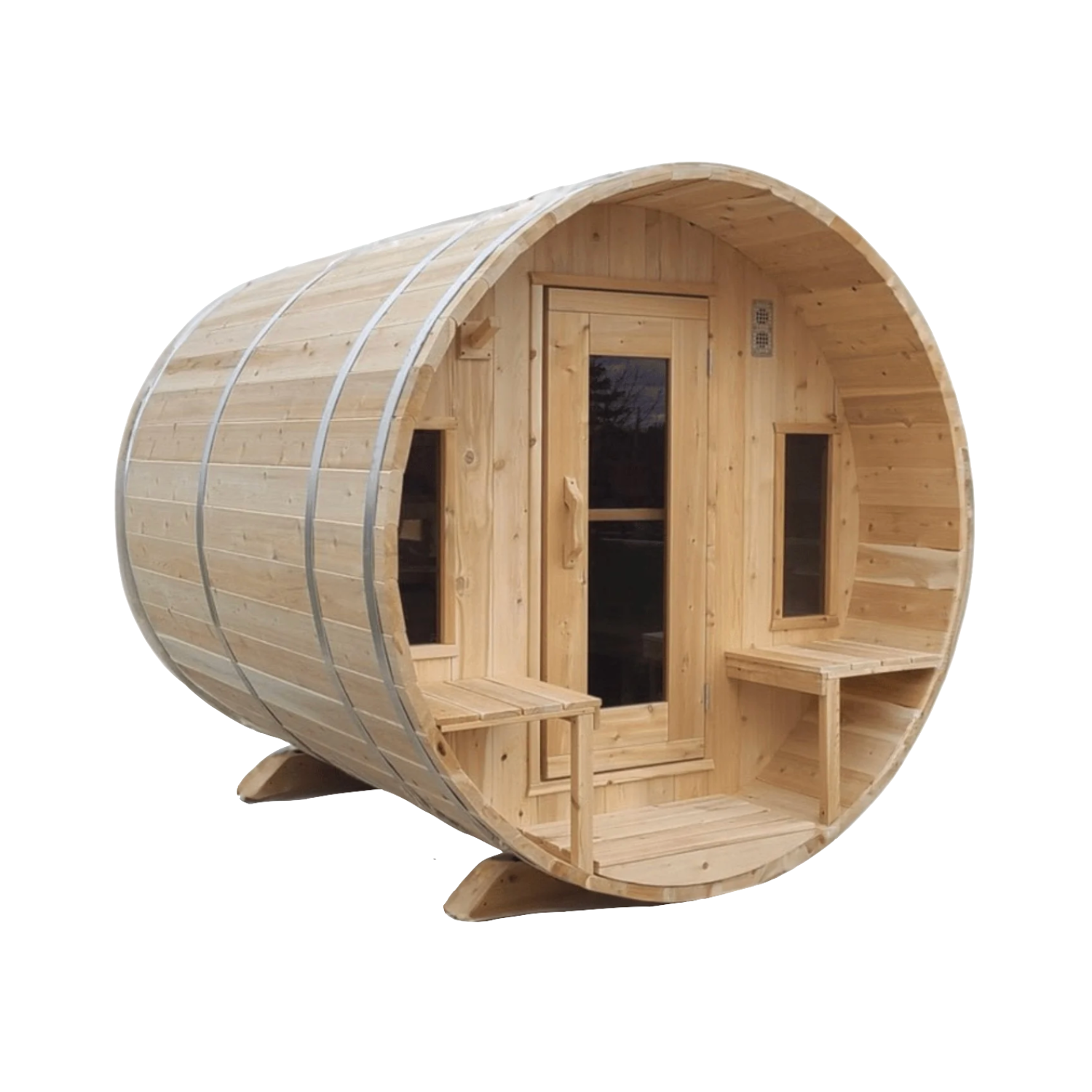 CT Tranquility Wood Burning Barrel Sauna