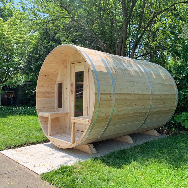CT Tranquility Wood Burning Barrel Sauna
