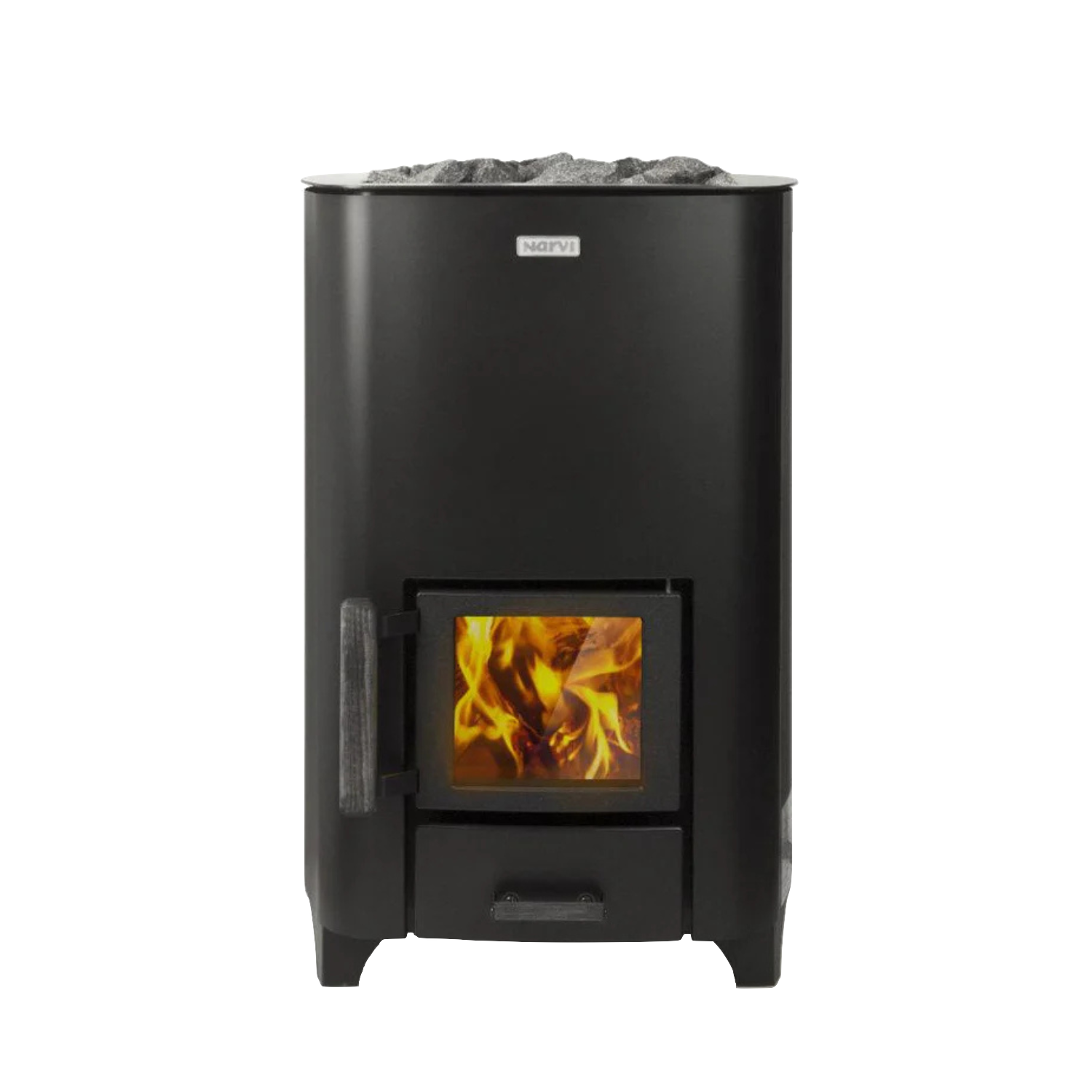 Narvi NC Black Wood Burning Heater